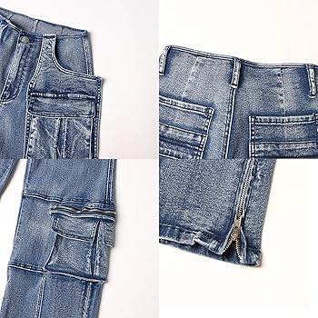 『新品未使用』新作 starteam circle cargo jeans 34 CIRCLE CARGO JEANS BLACK